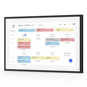 Digital Calendar, Canupdog 15.6 Inch Electronic Calendar&Chore Chart, Smart Weekly and Monthly Planner+to Do List Notepad, 1920 * 1080P IPS Touchscreen Wall and Desk Calendar for Family Schedules