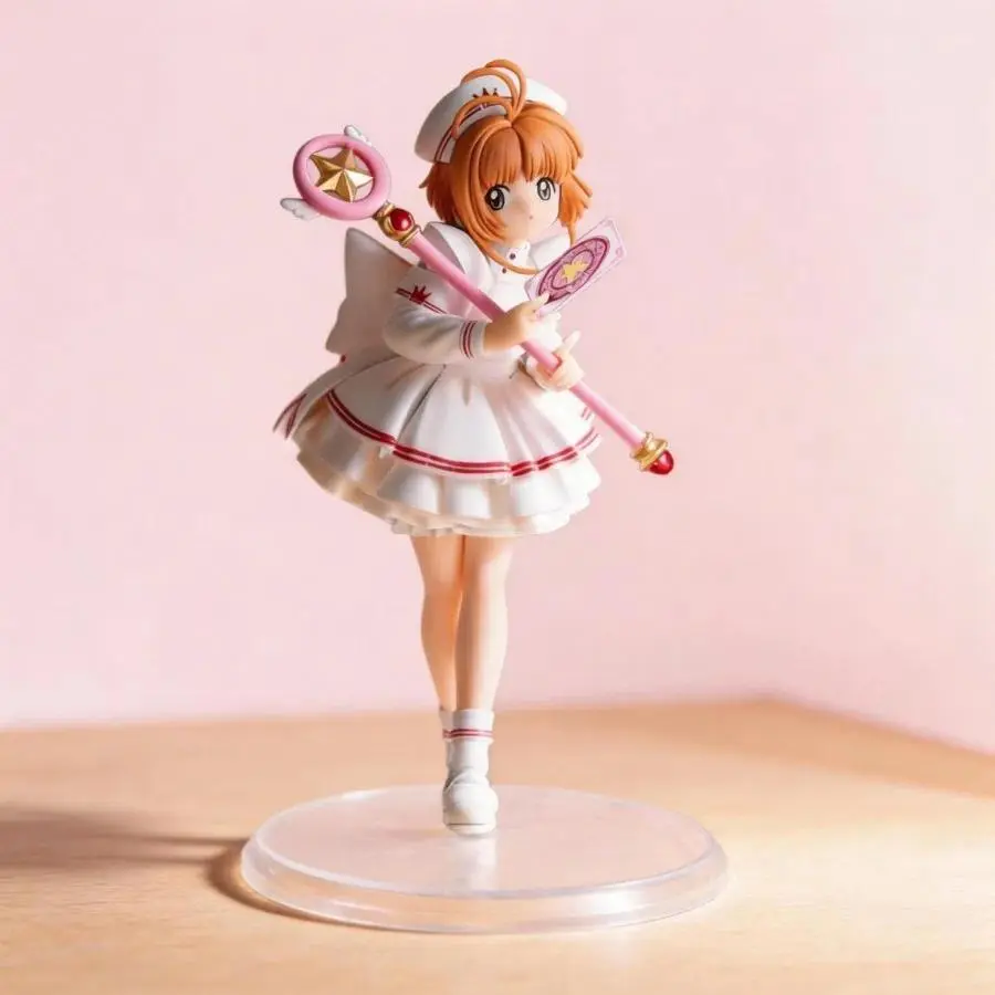 Anime Cardcaptor Sakura Sakura Kinomoto Figure 22cm Collectible Model Toy for Fans Decoration