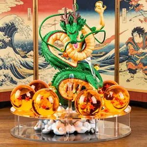 Shenron Figure with 7 Dragon Balls, Dragon Ball-Z Anime Collectible Statue, PVC Action Figure Model, Desk Decor, Perfect Gift for DBZ Fans