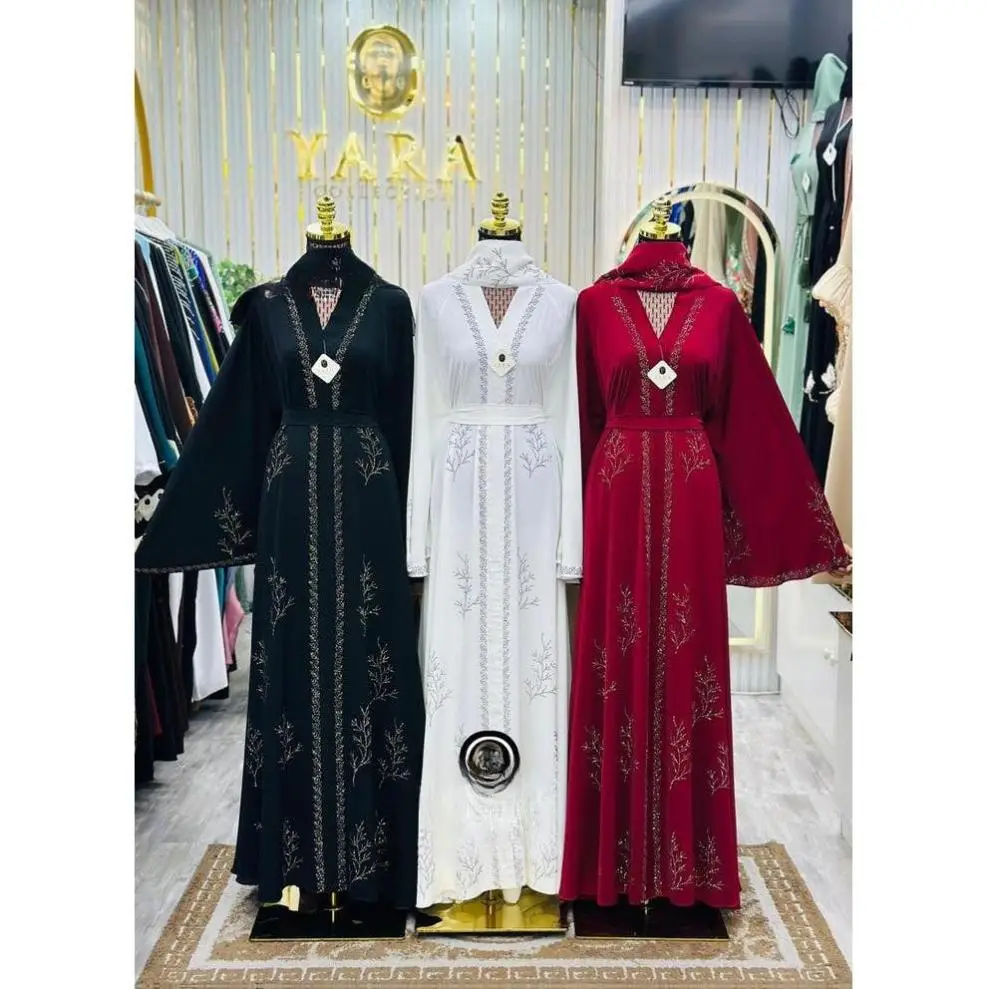 Yara Abaya Dress - High-Quality Materials & Expert Craftsmanship - Hand Wash Only - Elegant & Versatile Islamic Fashion for Women - Available in Black