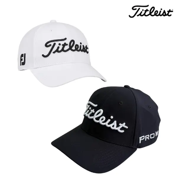 Titleist Tour Performance Golf Hat - Black/White