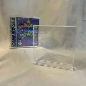 Acrylic Display Case for Nintendo Game Boy & Advance Boxes Protective Case for Collectors