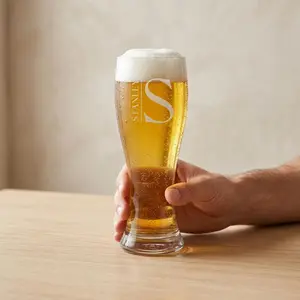 Beer Glass Gift for Him | Engraved Pilsner Glass | Custom Name