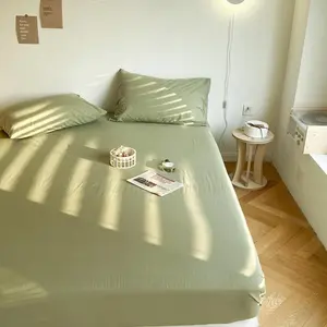 Solid Color Bedding Set, 1 Count Modern Simple Bedding Cover without Filler, Soft Comfortable Bedding Set for Home Bedroom Hotel Dormitory