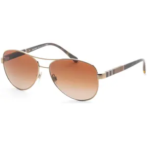 Burberry Women's 59 mm Light Gold Sunglasses BE3080-114513-59
