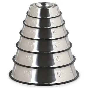 Quality Paw Stainless Steel Pet Dog Bowl