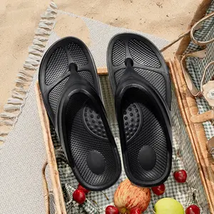 Lumubby Arch-Shaped EVA Sole Flipflop Slip-On Slippers, Non-Slip Quick-Dry Casual Footwear for Men, Indoor-Outdoor Bathroom & Pool Use