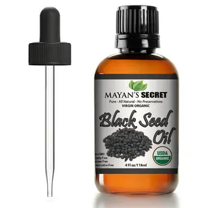 Mayan's Secret Pure Carrier and Essential Oils for Skin Care and Hair Care (Black Seed Oil Organic 4oz)
