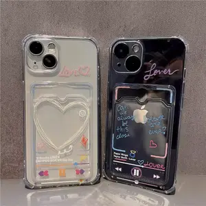 This exquisite card holder phone case is compatible with iPhone 17/16/15/14/13/12/11/PRO/PROMAX/PLUS models. It is made of TPU material and is shockproof and drop-proof.