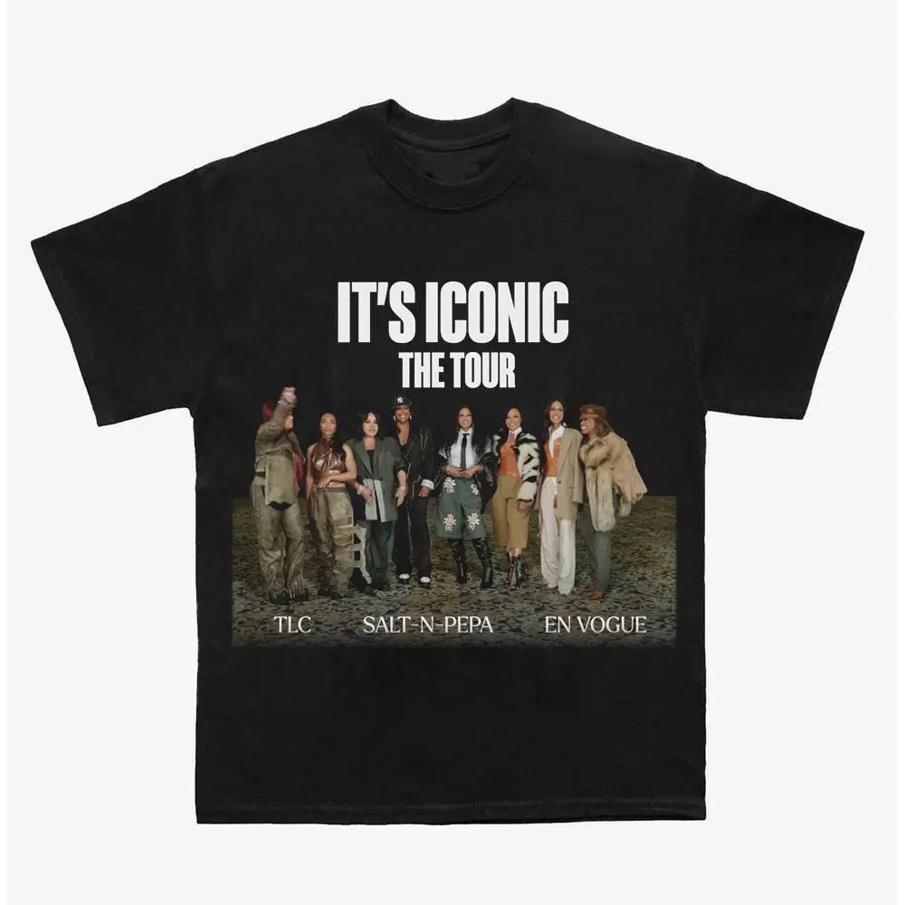TLC Salt-N-Pepa En Vogue 2026 It's Iconic Tour T-Shirt, 90s R&B Hip Hop Fan Tee