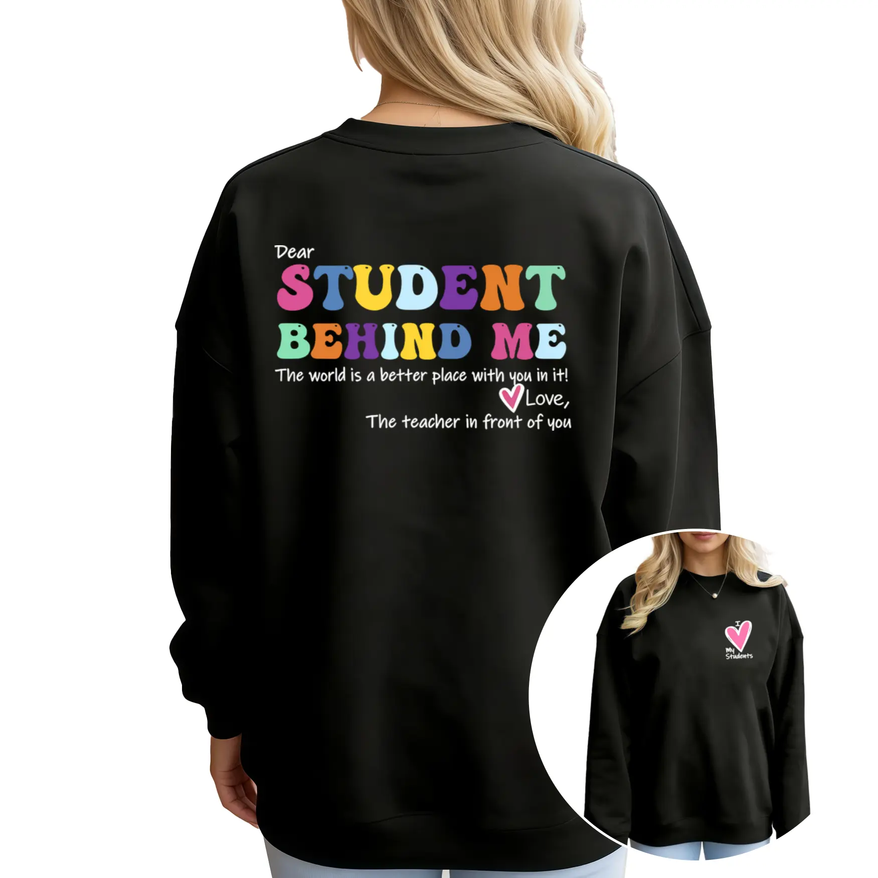 Women's Long Sleeve Sweatshirt – Perfect for Teachers Doing Teacher Stuff with Comfortable Fit