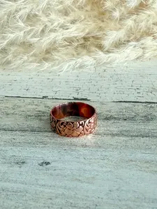 Native American Copper Ring 7