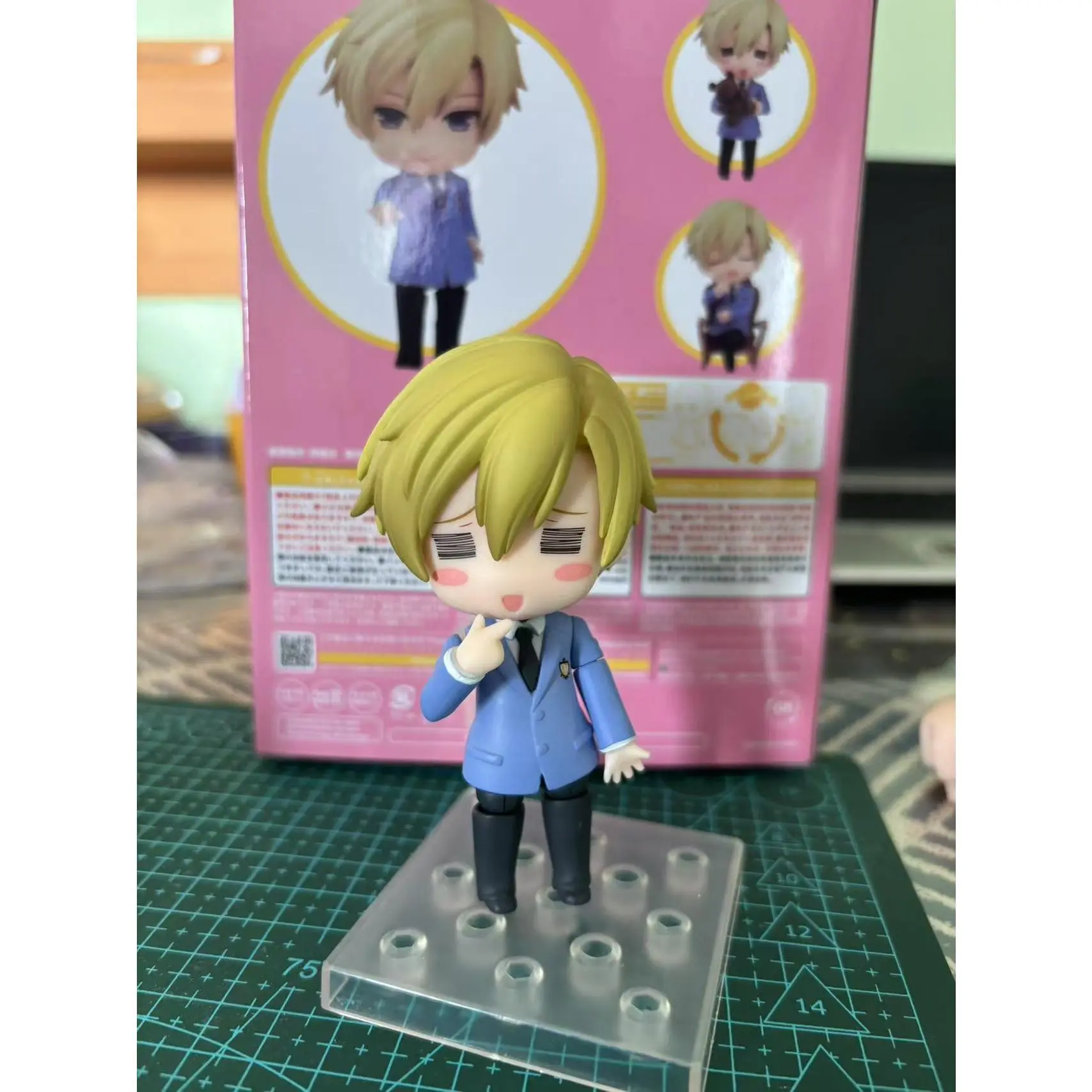 Anime Ouran High School Host Club  Figure Suou Tamaki Chibi Figure PVC Action Model Toys Anime Figure