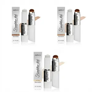 Concealer Foundation Hybrid Stick in Deep Skin Tone, Natural Skin Look for Flawless Makeup, Lightweight Formula for Even Complexion