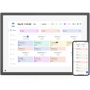 10.1 Inch Smart Digital Calendar Planner & Chore Chart, IPS HD Touchscreen Interactive Display for Family Schedules, Built-in Digital Picture Frames Function - Streamline Household Organization