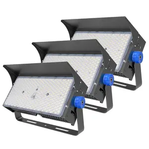 3Pack LED Stadium Light 300W 39000LM 5000K Daylight White IP65 Adjustable Bracket for Sports Fields & Workplaces 100-277V Garden Outdoor