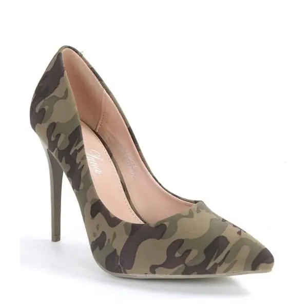 Camo Heel Pump Camo Heel Pump