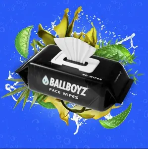 Ballboyz FACE WIPES - Post-Practice Facial Cleansing for Teen Athletes Sweat & Dirt Remover On the Go