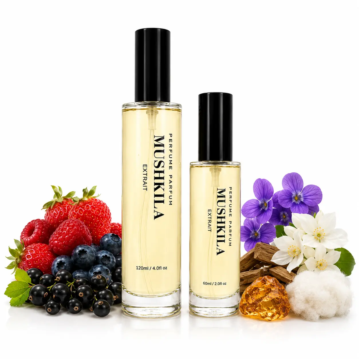 Mushkila | Extrait de Parfum | Juicy Berries & Soft Musk | Signature House Blend | 60ml / 120ml