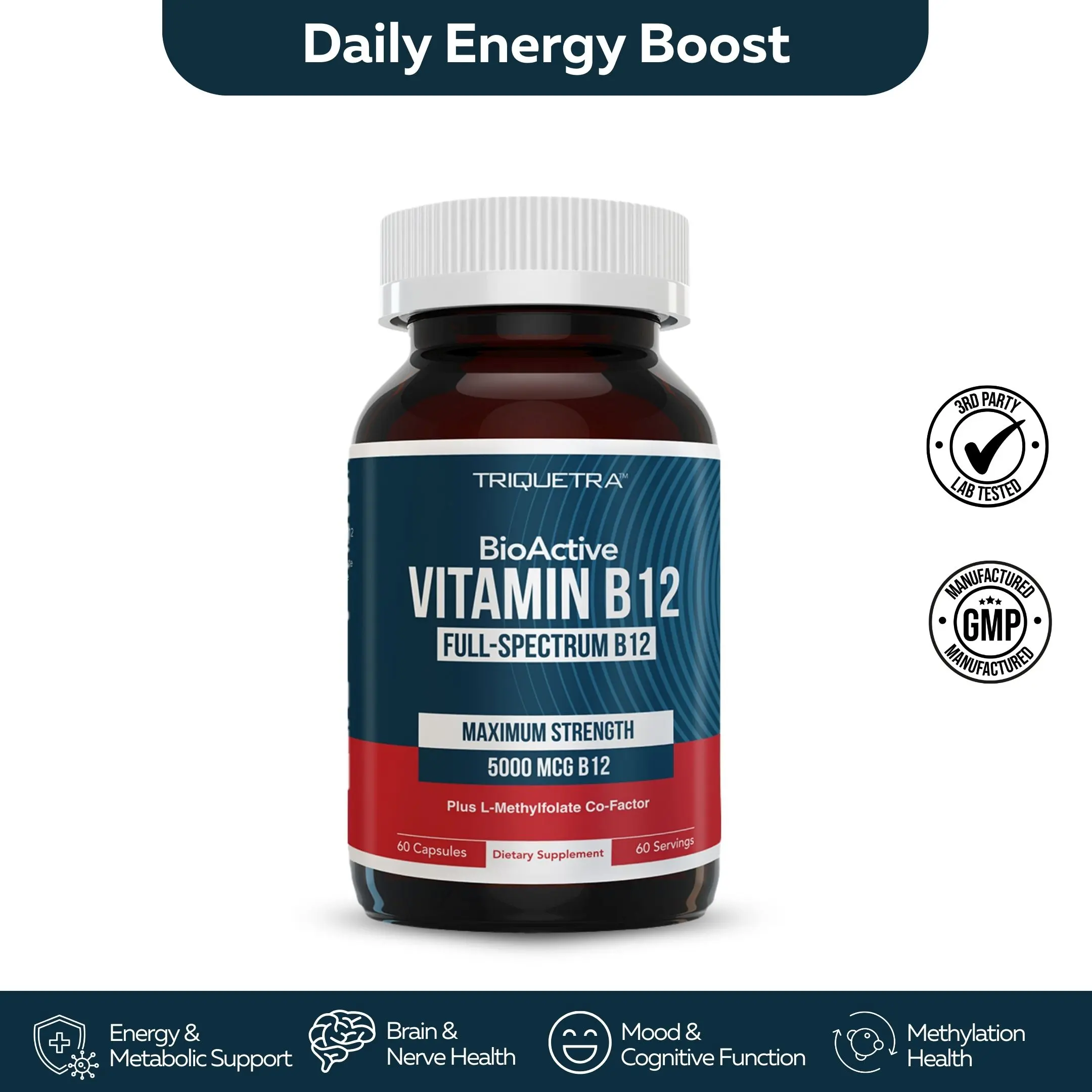 BioActive B12: Vitamin B12 Plus L-Methylfolate Healthcare Fitness Supplement Edible Dietary Bathroom BioActive B12: Vitamin B12 Plus L-Methylfolate Healthcare Fitness Supplement Edible Dietary Bathroom