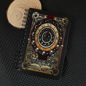 2026 Magic Clock Moon Phase Weekly Planner Notebook, Academic Planner, Gothic Vintage Journal, Mystery Enthusiast Daily Management Diary, Christmas Gift