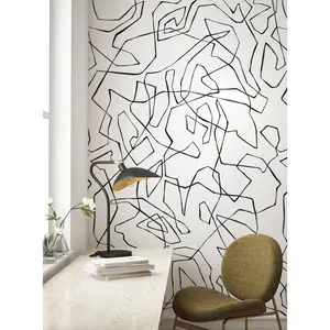 Entangled Lines Abstract Peel and Stick Mural