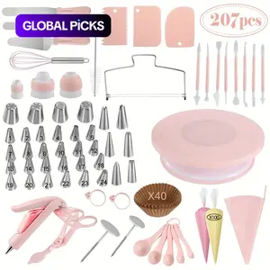 Cake Decorating Tool Set, 36, 69, 109 or 207pcs Cream Cake Decoration Pastry Kit, Baking Accessories and Pastry Tools for Bakers#GLOBAL PICKS