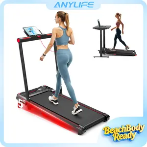 Treadmill with Handrails, Incline Walking Pad, Treadmills Home, 330 lbs Capacity, Under Desk, Indoor Mini Exercise Equipment with Remote Control, Quiet, Treadmill with LED Display , Office Use, Pro mix, Gift Choice