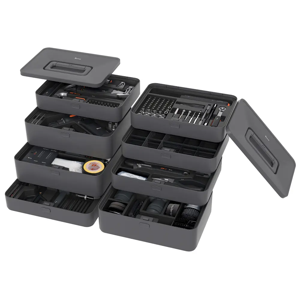 Multifunctional DIY Tool Kit, Handheld & Power Tools for Home, Auto & Woodworking - Customizable Repair Set for Handymen Homeowners Electrician & DIY Enthusiasts