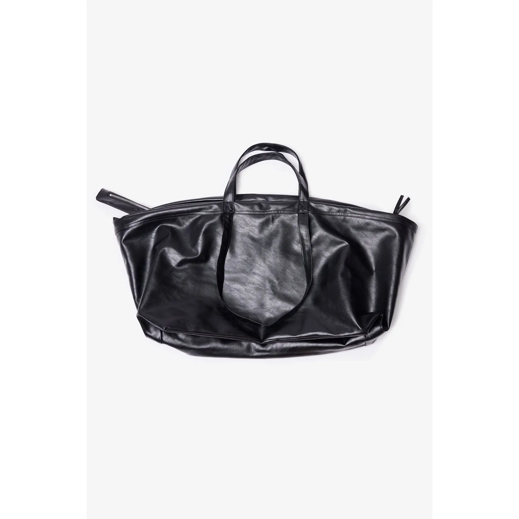 Leather Weekender Bag - Black Leather Weekender Bag - Black