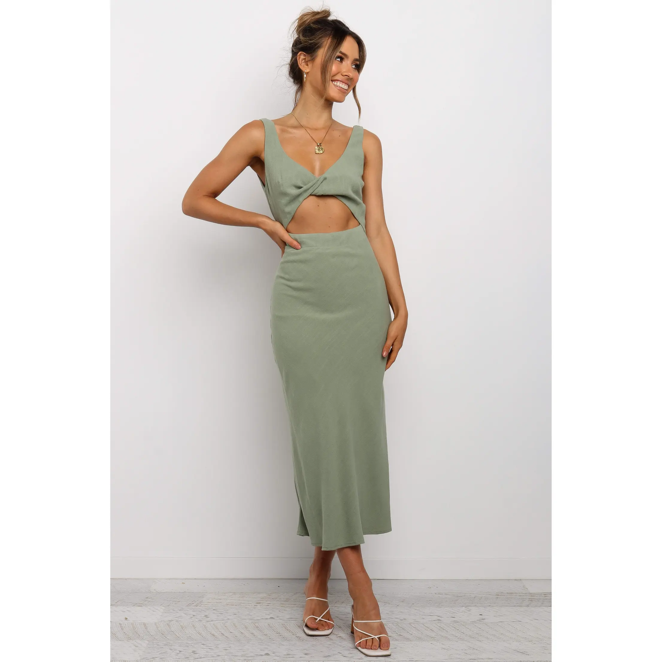Apollo Dress - Olive