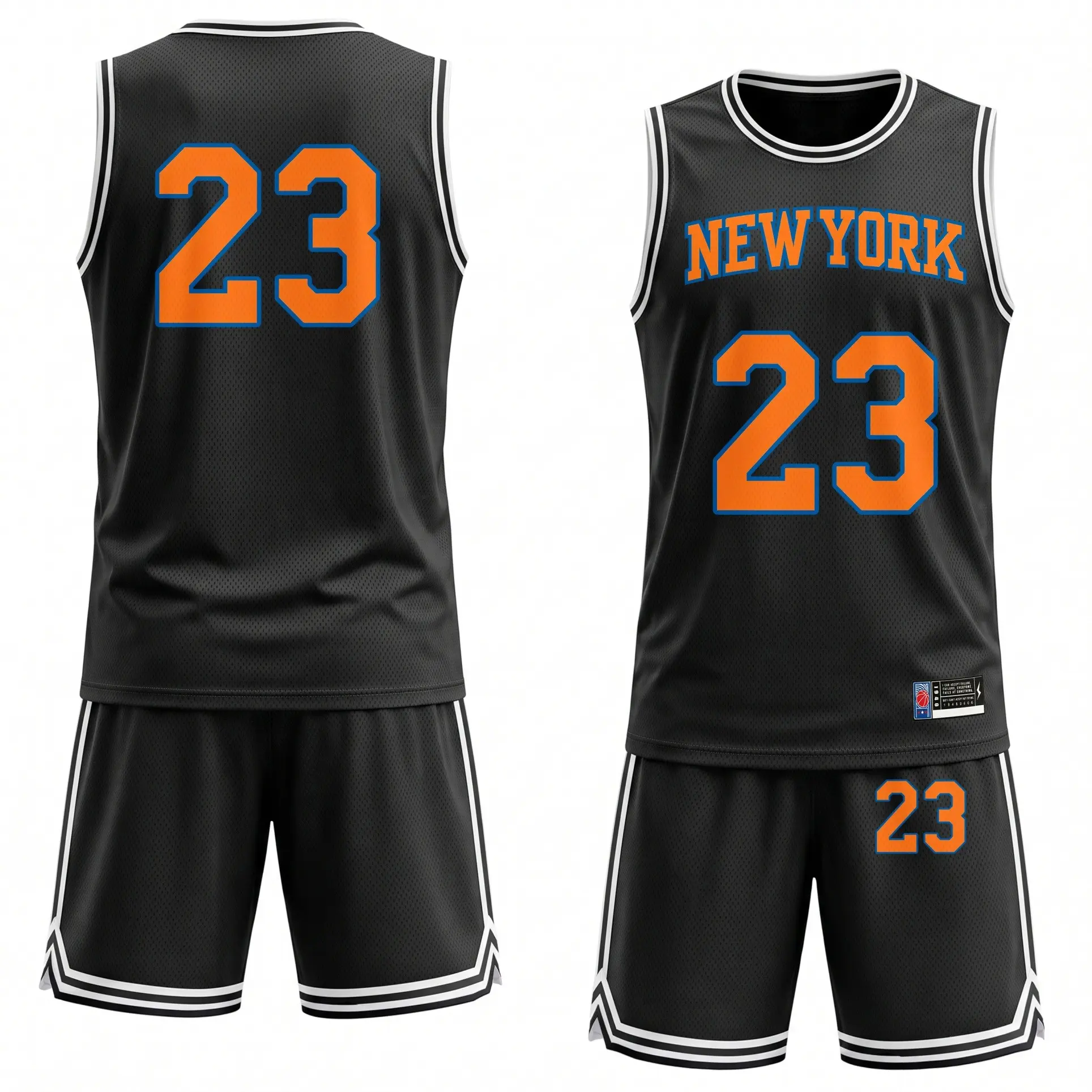 Men's Basketball Jersey Set, Breathable Round Neck Sportswear, Sleeveless Training Uniform with Number '23' Graphic, Stylish Team Outfit, Athletic Apparel for Basketball, Gym, Running, Outdoor Training, Comfortable & Versatile for All Seasons