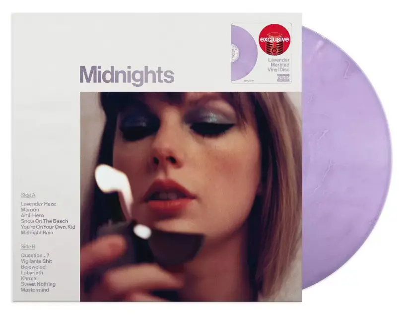 Taylor Swift - Midnights - (Indie Exclusive, Lavender Marble Vinyl) (LP)