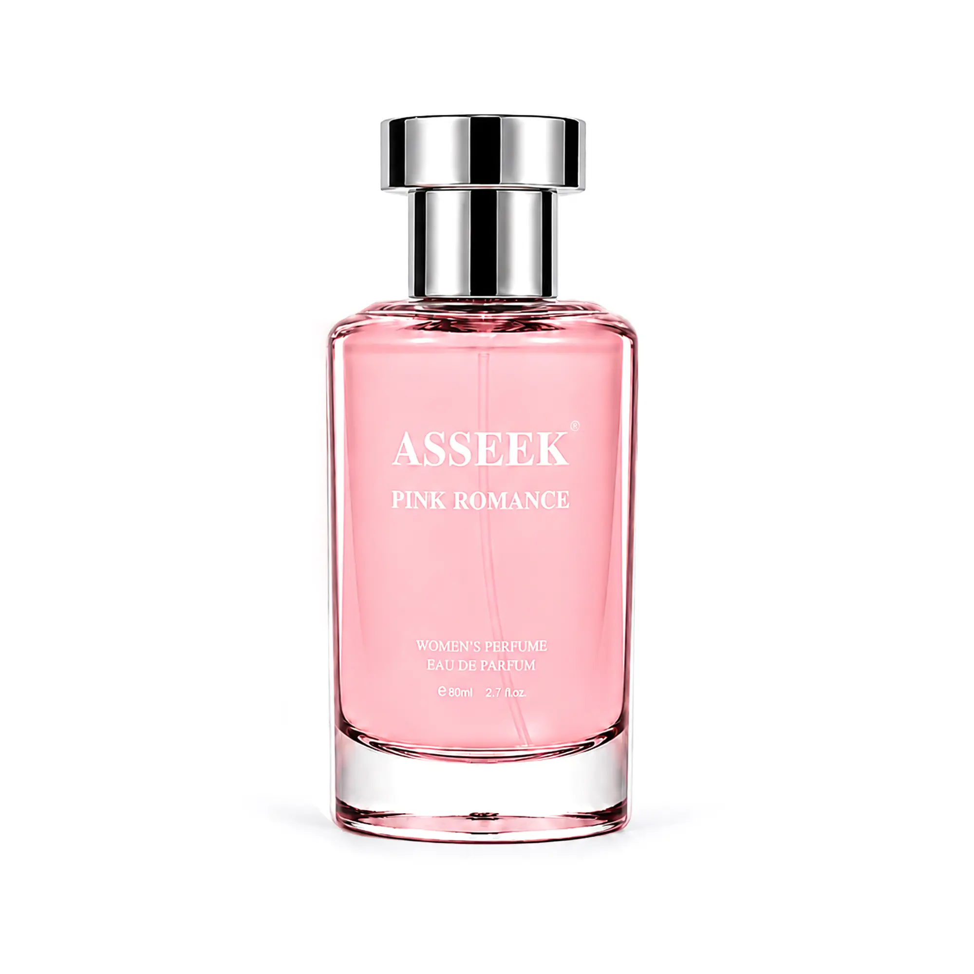 ASSEEK Pink Romance Women's Perfume| Eau de Parfum 80ml (2.7 fl oz)| Strawberry, Raspberry, Peony, Jasmine & Vanilla| Sweet Fruity Floral Fragrance| Romantic Date Night Perfume