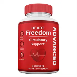 Heart Freedom Capsules - Circulation & Blood Flow Support Supplement - Daily Cardiovascular Wellness Formula - Easy to Take Capsules - 1 Pack