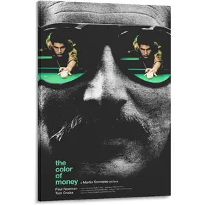 The C·olor of M·oney Thriller Movie Poster Canvas Art Poster And Wall Art Picture Print Modern Family Bedroom Decor Posters
