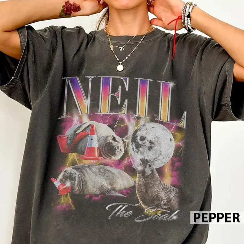 Vintage Neil The Seal Bootleg T-Shirt Sweatshirt and Hoodie