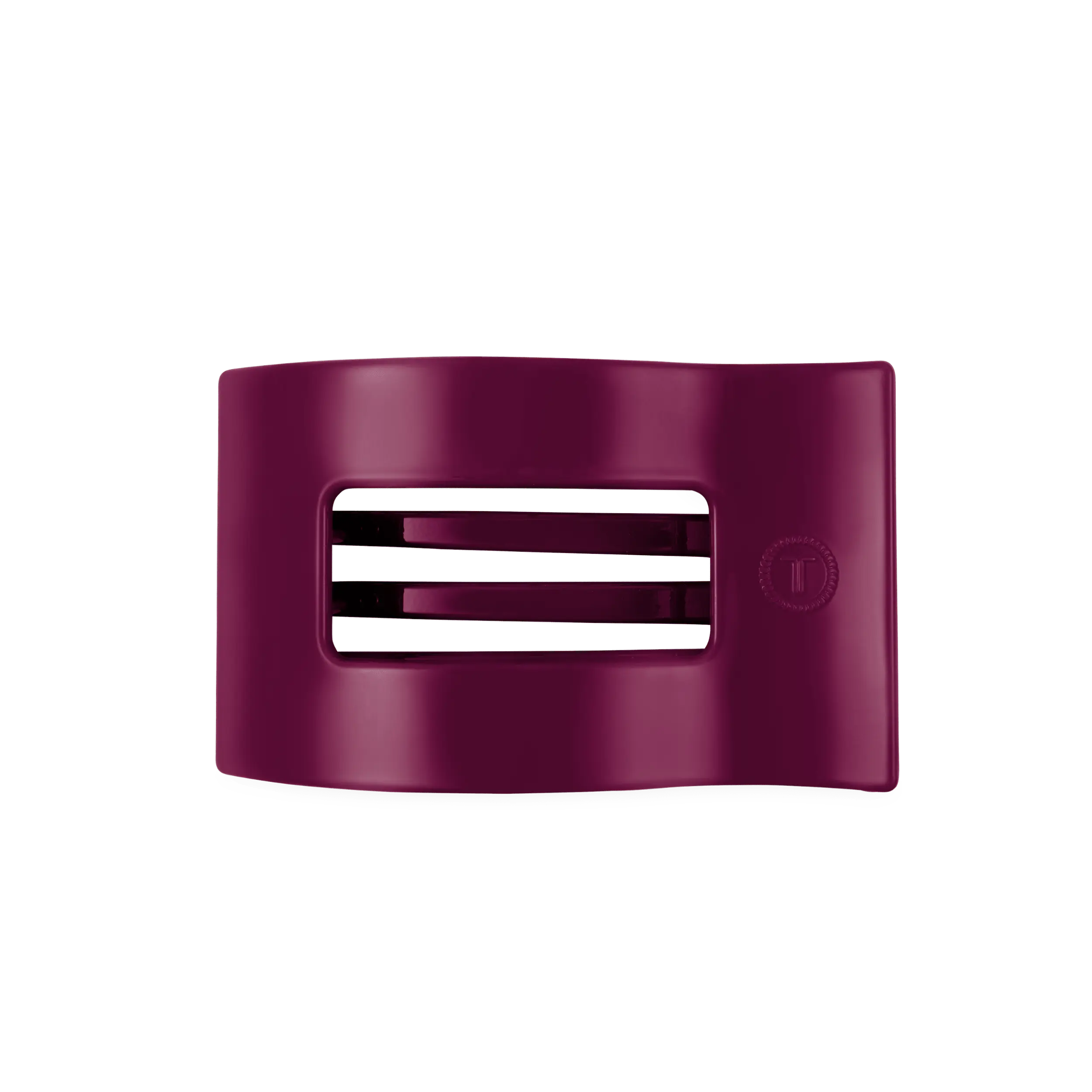Mulberry Medium Flat Rectangle Hair Clip