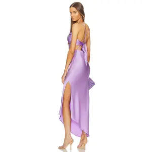 Michael Costello x REVOLVE Cassie Midi Dress in Purple