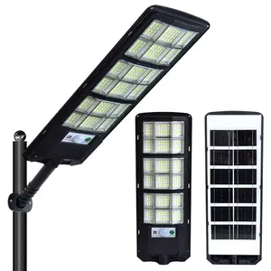 Large Solar Street Lights Outdoor Waterproof - Solar Powered Security Parking Lot Light Dusk to Dawn 60000LM,Motion Sensor Commercial LED Solar Flood Lights Remote Control for Outside Yard Waterproof Pathway Lights