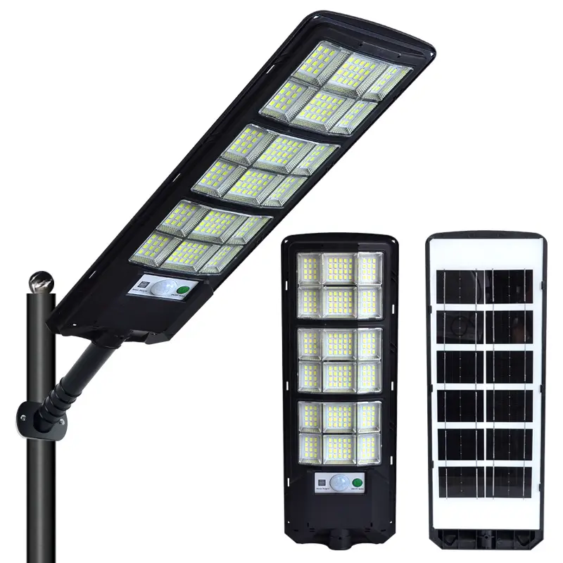 Large Solar Street Lights Outdoor Waterproof - Solar Powered Security Parking Lot Light Dusk to Dawn 60000LM,Motion Sensor Commercial LED Solar Flood Lights Remote Control for Outside Yard Waterproof Pathway Lights Exterior Lights