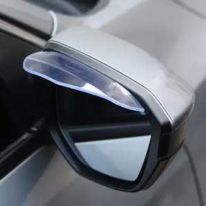 Universal Car Rearview Mirror Rain Deflector/Rain Guard, Reflective Anti-Fog Window Shield for Backup Visibility
