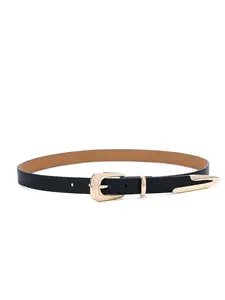 Modern Saddle Belt in Black
