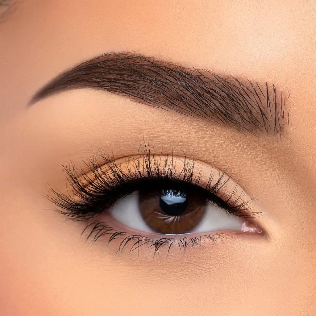 3D Faux Mink False Eyelashes, Casual Toned-Down Style, C Curl Natural Look Cosmetic Makeup Eyelash Extensions, Eyelashes Extensions, Take Over, False Lashes, Natural Length, Toned-Down Thickness, Toned Down 3D