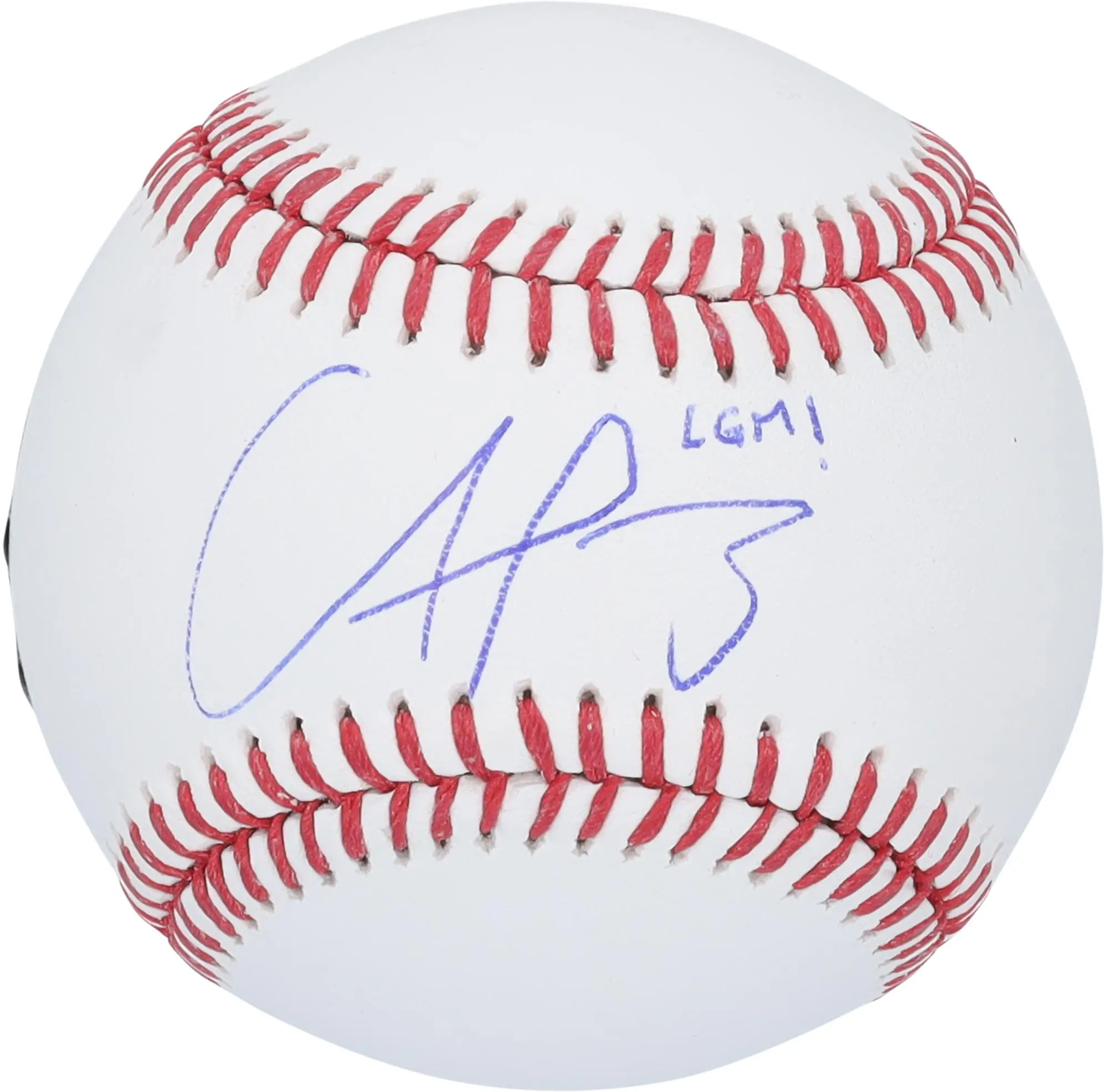 Francisco Alvarez New York Mets Autographed Baseball with "LGM!" Inscription - Fanatics Authentic Certified