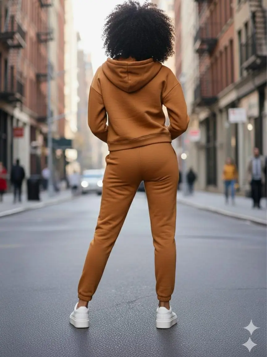 Women's Sweatpants Tracksuit - Comfortable & Stylish Casual Outfit for Everyday Wear - Versatile Design for Various Occasions
