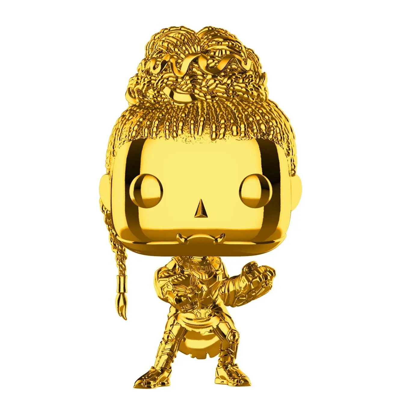 Funko POP! Marvel Studios Ten Years Shuri #393 [Gold Chrome] Exclusive