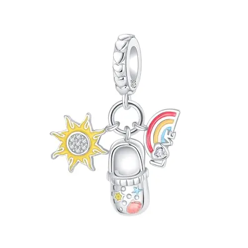 Slipper Rainbow Dangle Charm