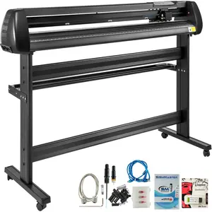 Father's Day Gift VEVOR Vinyl Cutter 53Inch Vinyl Cutter Machine Manual Vinyl Printer Plotter Cutter with Floor Stand Vinyl Plotter Adjustable Force Speed for Sign Making