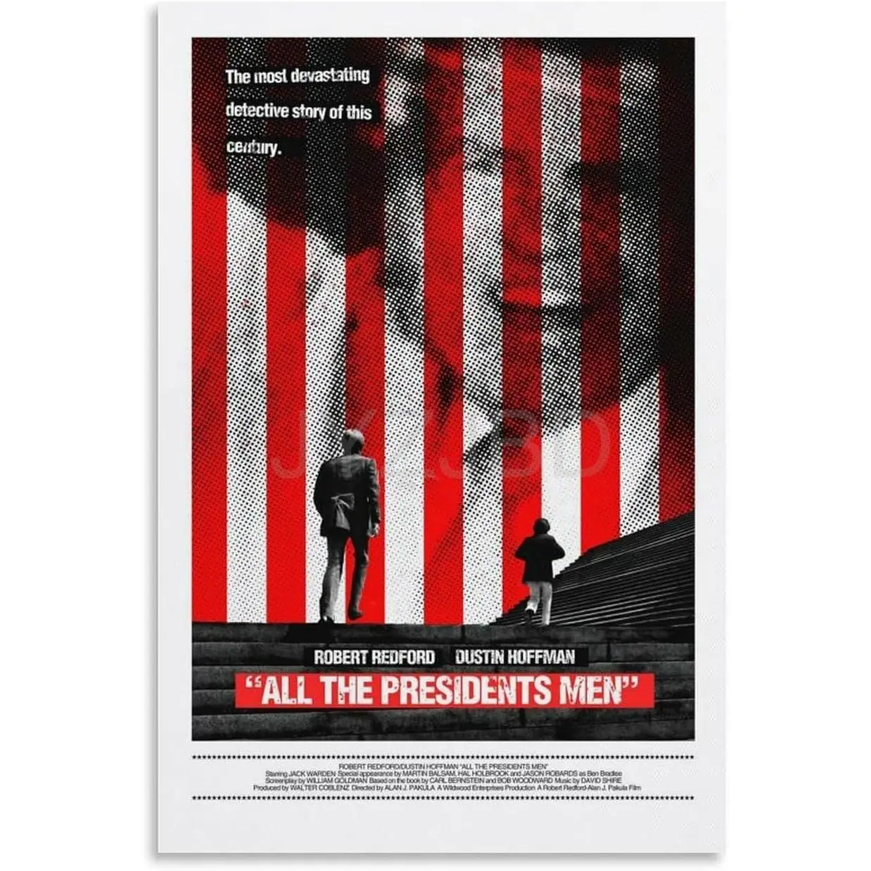 All The President's Men Movie Poster 5 Canvas Painting Posters And Prints Wall Art for Living Room Bedroom Decor